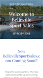 Mobile Screenshot of bellevillesportsales.com